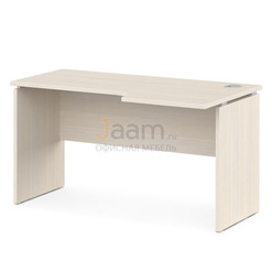 Мебель для персонала Стол письменный с заглушкой кабель-канала V-34пр