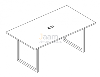 Стол для переговоров Стол для переговоров на металлокаркасе QUATTRO Б4 121 БП