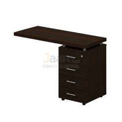 Кабинет руководителя Брифинг-приставка на опорной тумбе левая КТЛ-768