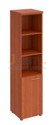 Кабинет руководителя Офисный шкаф для документов узкий полузакрытый ПТ 787