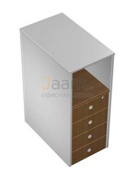 Стойка ресепшн Офисная тумба с нишей и замком левая КВ 0710