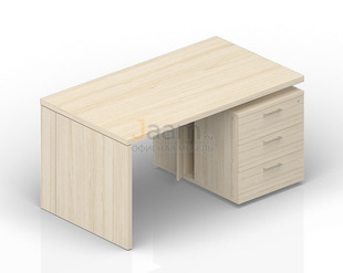 Кабинет руководителя Стол на опорной тумбе правый NR180T3D