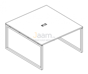 Стол для переговоров Стол для переговоров на металлокаркасе QUATTRO Б4 133 БП