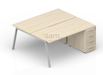 Мебель для персонала Составной стол с приставными тумбами (меламиновые аутлеты) AR2TPM168N072