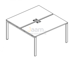 Мебель для персонала Рабочая станция на металлокаркасе UNO Б1 178 БП