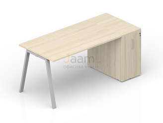 Мебель для персонала Стол с приставным шкафом Tower ARTPS128T072